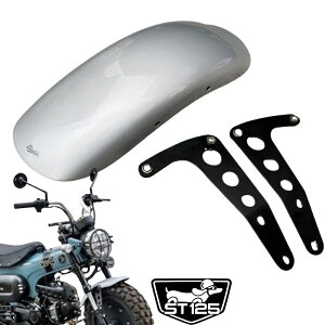z_ _bNX125 tgtF_[ DX019Silver Front Fender Kit for Honda ST125 Diabolus by K-SPEED iDiablo Custom WorksjJB04