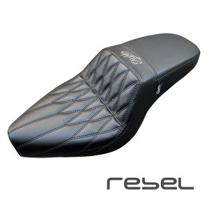 z_ u250/500pOV[g RB0176/ Diabolus by K-SPEED iDiablo Custom WorksjBack Reinforced Seat (Mixed Pattern, Silver Thread) for Rebel 250/500