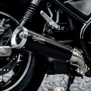 z_ V^u250p}t[ RB0192 / Diabolus by K-SPEED iDiablo Custom Works) black-silver Slip-on Exhaust for Honda Rebel 250 year 2023ȍ~iENb`ɂΉj MC49