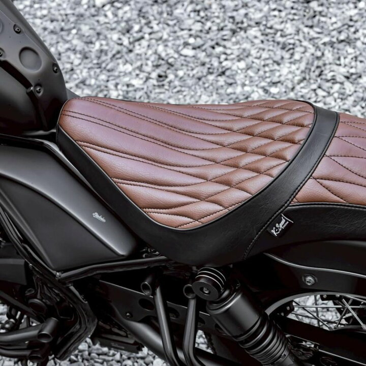 楽天市場】ホンダ レブル250/500交換用ロングシート RB0197 / K-speed 