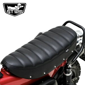 �z���_ �_�b�N�X DAX125�p�������[�_�E���V�[�g DX005 /Classic Seat (Horizontal Stripe) for Honda ST125 Diabolus by K-SPEED �i��Diablo Custom Works�jJB04