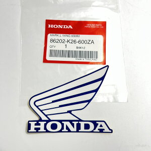 HONDA  ECO}[N XebJ[ / Wing Mark Sticker Honda Navy/White Genuine 86202-K26-600ZA