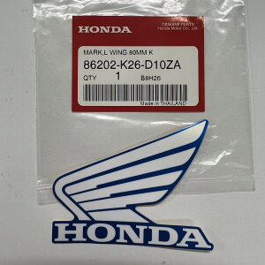 HONDA  ECO}[N XebJ[ / Wing Mark Sticker Honda White/Blue Genuine 86202-K26-D10ZA