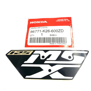 HONDA  AV[gJEpXebJ[/MSX125 Op Decal, Rear Cowl for Honda MSX125 Grom 86771-K26-600ZD
