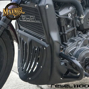 MAXNUS u1100 p A_[JENbVo[Zbgi}bgubNjUNDER FAIRING BELLY PAN WITH CRASHBAR MATTE BLACK FOR HONDA REBEL1100 SC83 SC87