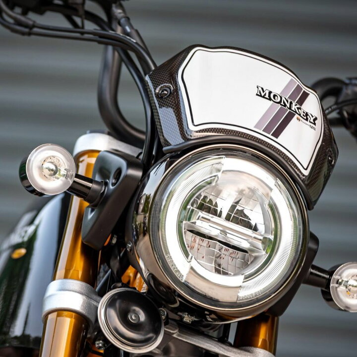 楽天市場】ホンダ モンキー125用メーターバイザーV2 / MonQeyKing 