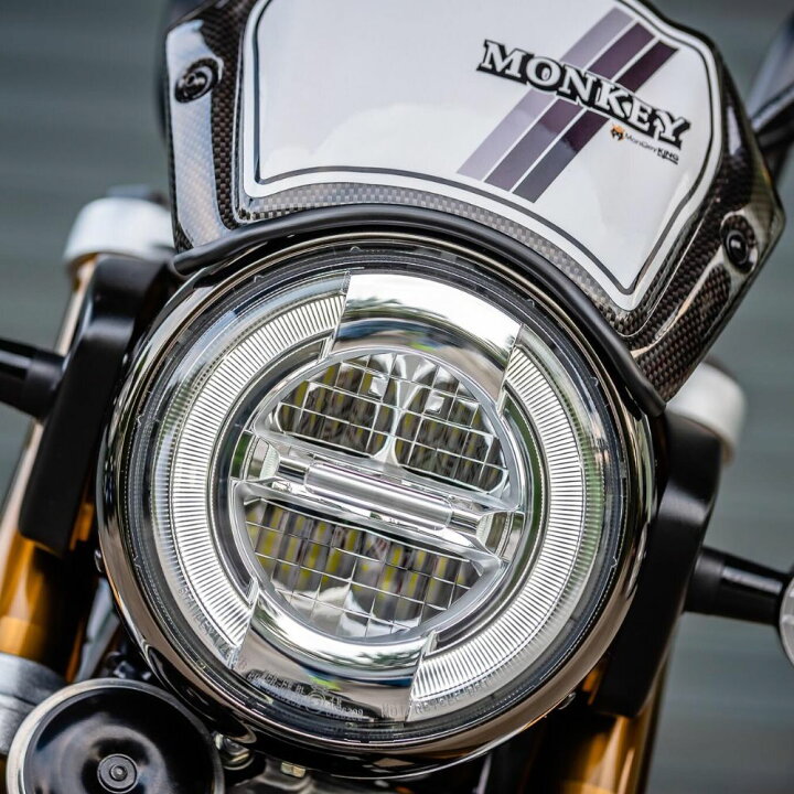 楽天市場】ホンダ モンキー125用メーターバイザーV2 / MonQeyKing 