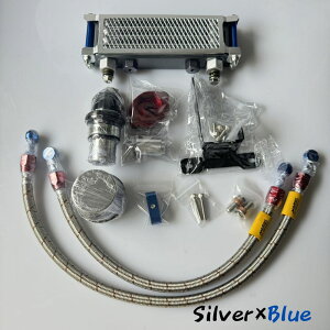 �z���_ 5�������L�[125�p�I�C���N�[���[�L�b�g/MORIN RACING Oil Cooler Kit For HONDA 5gear Monkey125 JB03 JB05