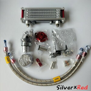�z���_ 5�������L�[125�p�I�C���N�[���[�L�b�g/MORIN RACING Oil Cooler Kit For HONDA 5gear Monkey125 JB03 JB05