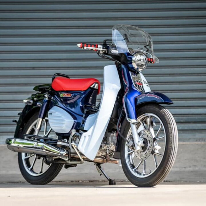 楽天市場】MotolordD ホンダ スーパーカブC125用 クリアウィンド 
