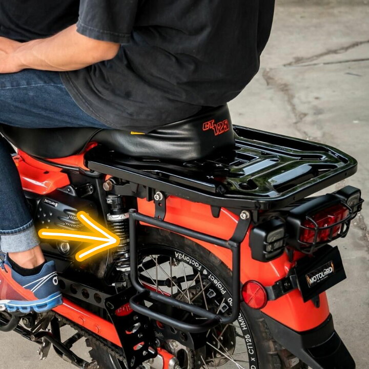 楽天市場】ホンダ ハンターカブCT125用 サイドバッグホルダーモト 