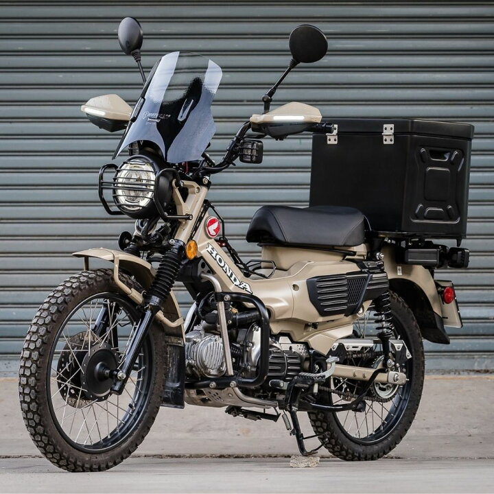 楽天市場 ホンダ ハンターカブct125モンキー125共通 メーターバイザー ウインドシールドhonda Ct125 Monkey125 Motolordd Advanture Meter Visor スマートスモーカーズ