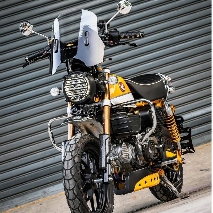 楽天市場】ホンダ ハンターカブCT125モンキー125共通 メーターバイザー 