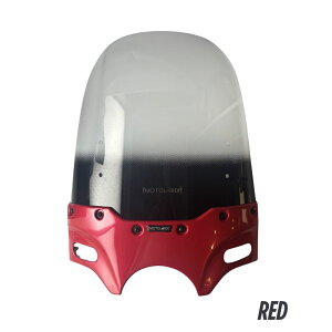MotolordD �z���_ �X�[�p�[�J�uC125�p �n�[�t�X���[�N�X�N���[��V4/ WINDSCREEN CLEAR V4 for HONDA C125 JA48 JA58 JA71/ �E�B���h�V�[���h ���h