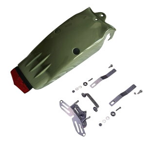 MotolordD CT125 �n���^�[�J�u ���A�t�F���_�[ LED�E�C���J�[�����e�[�������v���Ɩ��t���i���o�[�v���[�g�z���_�[ �J�X�^���p�[�c �I�t���[�h�X�^�C�� �O���J�E�� �����p HONDA CT125 JA55/JA65 �Ή�
