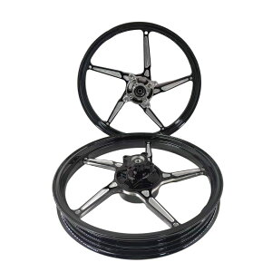 HONDA CT125 �b���A���~�z�C�[�� CNC���o�� �`���[�u���X 5�X�|�[�N �O��Z�b�g �u���b�N/�`�^�� JA55 JA65 MotolordD × Work Racing