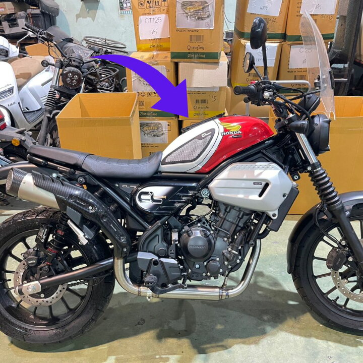 楽天市場】ホンダ モトロード M3 CL250/500用 タンクキャリア＆燃料 
