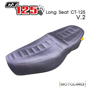 MotolordD z_ n^[JuCT125 pOV[gV2 mBlackn Long Seat V2 for Honda CT125 JA55 JA65