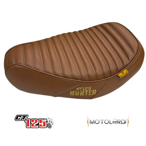 MotolordD �z���_ �n���^�[�J�uCT125 �����p�V�[�g�i���C�g�u���E���j�T�h���V�[�g / Light Brown Saddle seat For Honda CT125 JA55 JA65