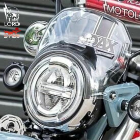 ホンダ ダックス ST125用メーターバイザシールド モトロード【クリア】Honda Motolordd Windshield Meter Visor Clear ST125 JB04/メーター用風防