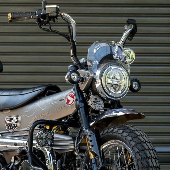 楽天市場】ホンダ ダックス ST125用メーターバイザシールド モトロード 