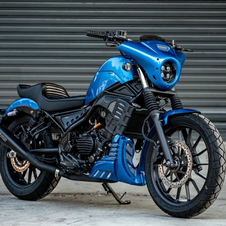 楽天市場】MotolordD ホンダ レブル250/500用 フロントカウル ヘッド 