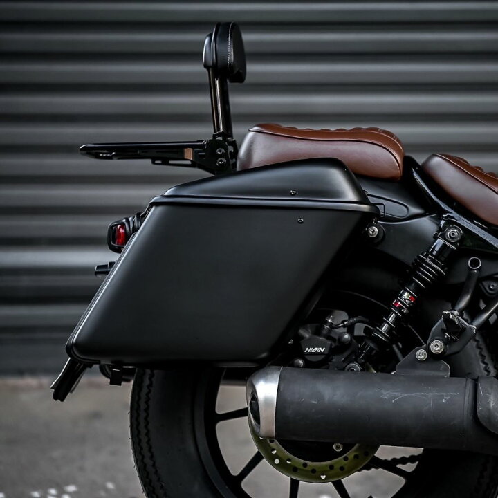 楽天市場】モトロード ホンダ レブル250/500用リアキャリア＆バック 