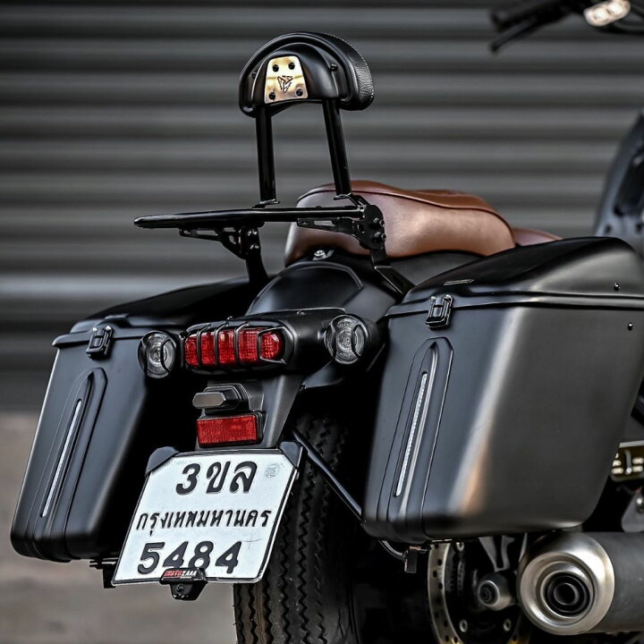 楽天市場】モトロード ホンダ レブル250/500用リアキャリア＆バック 