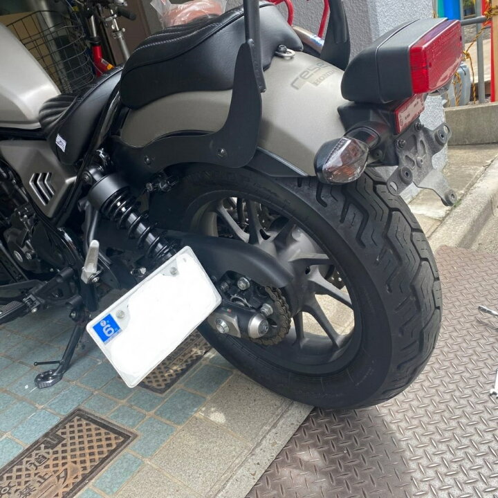 楽天市場】ホンダ レブル250/500 照明付きサイドナンバープレート 