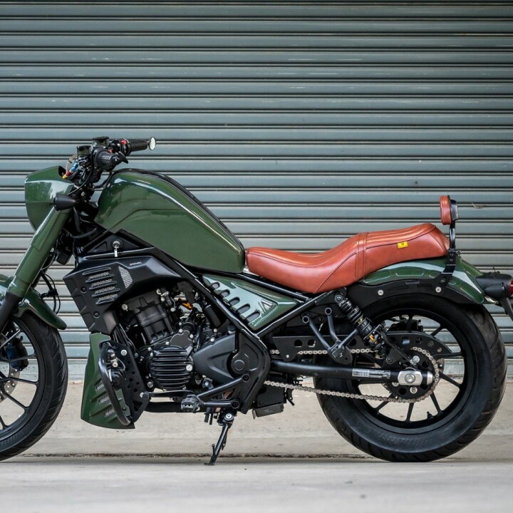 楽天市場】ホンダ レブル250/500交換用ダブルシート /モトロード［V5 