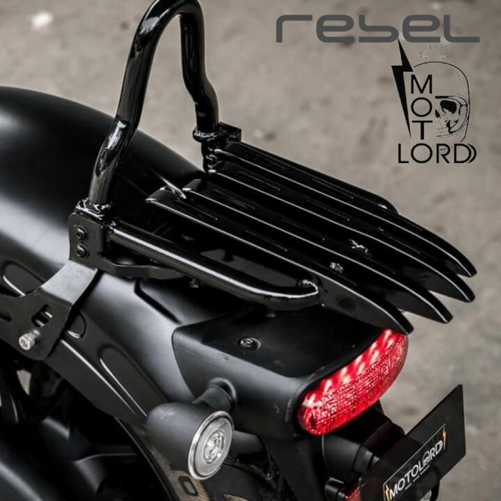 楽天市場】MotolordD ホンダ レブル250/500 ステルスキャリア付き 