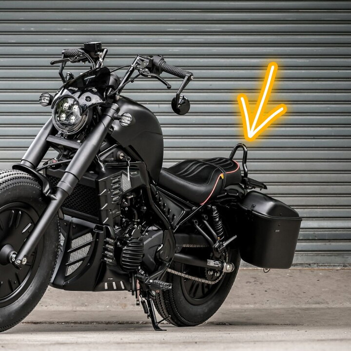 楽天市場】MotolordD ホンダ レブル250/500 ステルスキャリア付き 