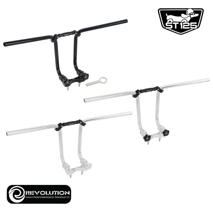 楽天市場】REVOLUTION ダックス125用30cmロング アルミ軽量くるくる 
