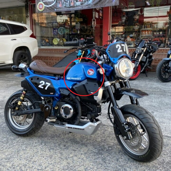 楽天市場】SNB ホンダ モンキー125用 タンクカバー モトクロスカスタム 