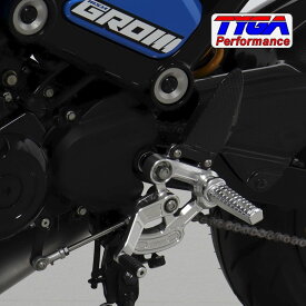TYGA Performance レーシングバックステップキット Racing Rear Set Kit, Adjustable, Honda MSX125/GROM, all models