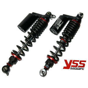 YSS サスペンション ホンダ ダックス DAX125リアサスペンション 340mm〜350mm / Honda DAX125 YSS Rear Suspension Gas Shock with Reservoir G-Sport Black Series