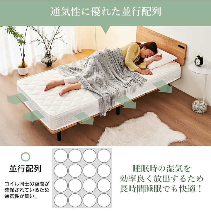 楽天市場】＼目玉価格／ マットレス ポケットコイル スプリング  