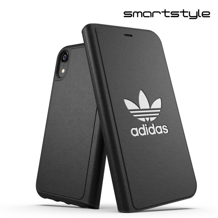 楽天市場 Adidas アディダス スマホケース Iphone Xr 手帳型ケース アイフォン 手帳 ケース カバー スマホケース 耐衝撃 Tpu Basic ブラック 黒 Smartstyle 楽天市場店