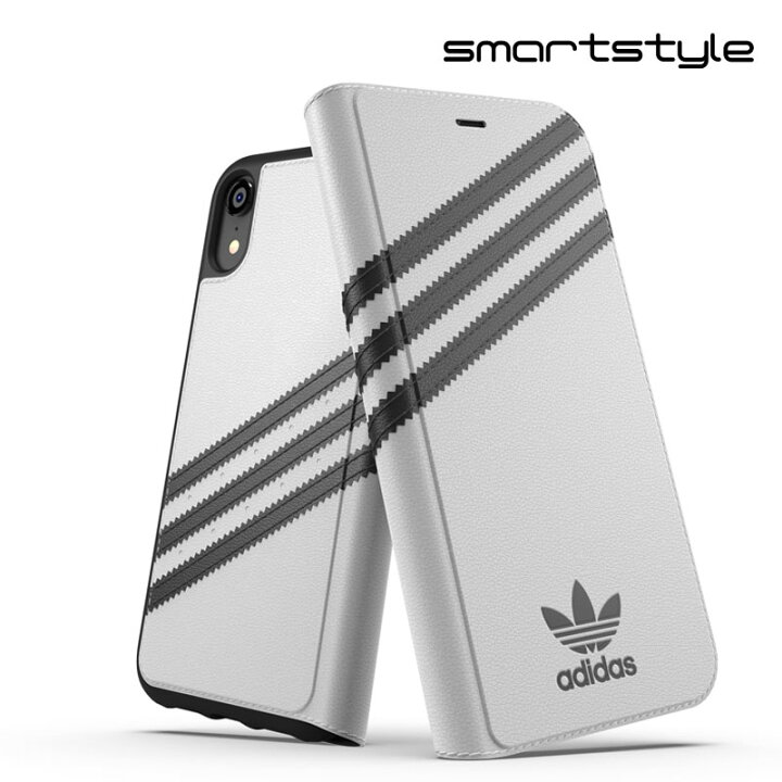 楽天市場 Adidas アディダス スマホケース Iphone Xr 手帳型ケース アイフォン 手帳 ケース カバー スマホケース 耐衝撃 Tpu Samba サンバ ホワイト 白 Smartstyle 楽天市場店