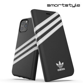 adidas アディダス スマホケース iPhone 11 Pro 手帳型ケース 手帳 ケース カバー スマホケース 耐衝撃 TPU SAMBA サンバ ブラック 黒 ※当店限定1年保証※