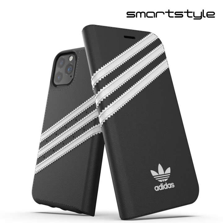楽天市場 Adidas アディダス スマホケース Iphone 11 Pro 手帳型ケース 手帳 ケース カバー スマホケース 耐衝撃 Tpu Samba サンバ ブラック 黒 Smartstyle 楽天市場店