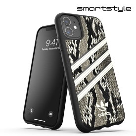 adidas アディダス スマホケース iPhone 11 ケース アイフォン カバー スマホケース 耐衝撃 TPU SAMBA サンバ Alumina スネークプリント ブラック 黒 ※当店限定1年保証※