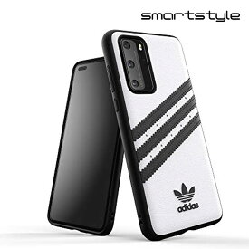 adidas アディダス Huawei P40 ケース android カバー スマホケース 耐衝撃 TPU SAMBA ホワイト/ブラック ※当店限定1年保証※