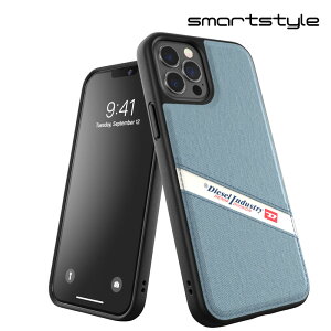 DIESEL ディーゼル iPhone12/12pro ケース スマホケース アイフォン カバー 耐衝撃 TPU デニム ブラック/ブルー ※当店限定1年保証※