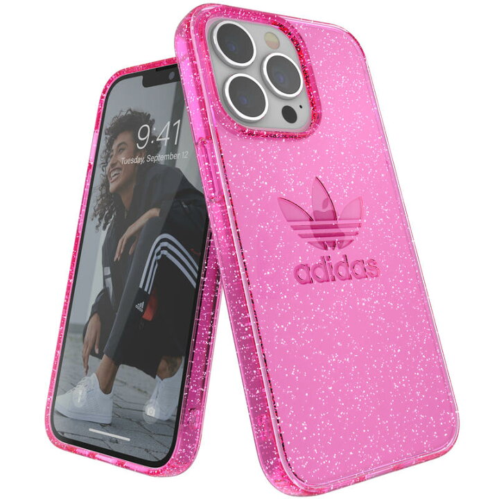 楽天市場 Adidas アディダス スマホケース Iphone13 Pro ケース クリアケース スマホケース アイフォン カバー 耐衝撃 Tpu ビッグ ロゴ クリアカラー ピンク ラメ Smartstyle 楽天市場店