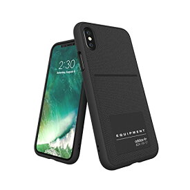 adidas アディダス EQUIPMENT iPhone X/XS ケース アイフォン カバー スマホケース ブランド ロゴ ブラック 黒 ※当店限定1年保証※