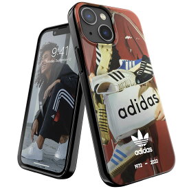 【送料無料】adidas アディダス スマホケース iPhone 13 mini ケース アイフォン カバー スマホケーストレフォイル50周年記念 グラフィック 耐衝撃 TPU 軽量 ［マルチカラー］ 人気 メンズ レディース プレゼント ギフト ※当店限定1年保証※