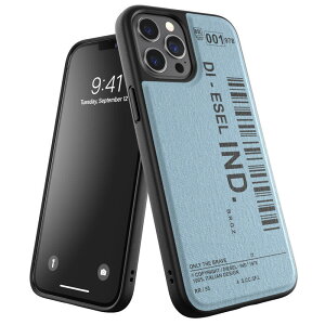 DIESEL iPhone12 Pro Max ケース デニム FW20(ディーゼル iPhone 12 Pro Max, ブラック 黒 /ブルー ) ※当店限定1年保証※