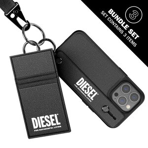 �y�����i�̂��ߕԕi�s�zDIESEL iPhone 13 Pro 6.1�C���` �P�[�X �X�}�z�X�^���h �J�[�h�P�[�X�t���n���h�X�g���b�v�Z�b�g FW21 �i�f�B�[�[�� iPhone13pro, �u���b�N�j �����X����1�N�ۏ؁�