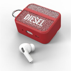 DIESEL AirPods Pro 2 ケース ディーゼル ( 第1世代 / 第2世代 ) airpods ケース クリスタル TPU ロゴ おしゃれ カバー ブランド ロゴ airpods proケース [ ブラック 黒 / レッド 赤 ] エアポッツ プロ apple かわいい おしゃれ カバー 人気 メンズ レディース 送料無料